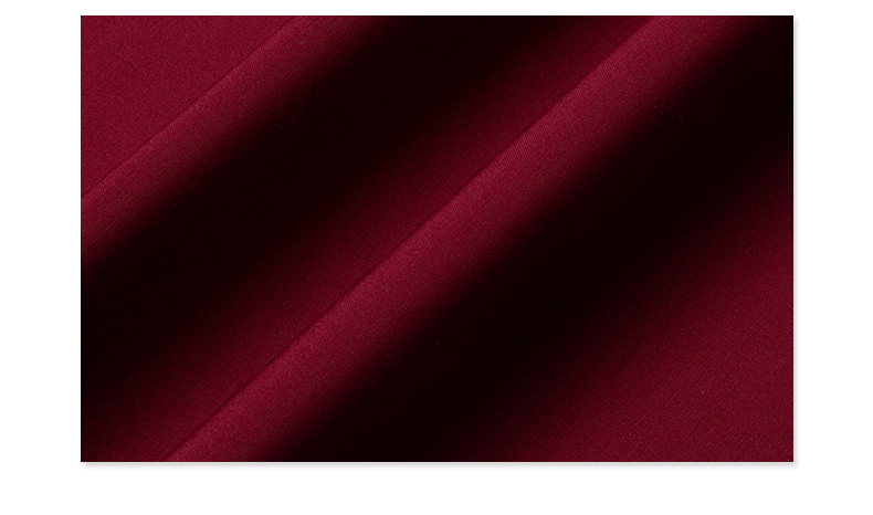 吸湿排汗快干医护面料#枣红